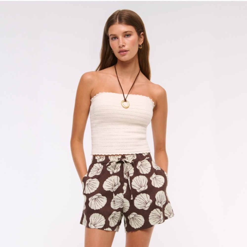 crochet-style tube top
